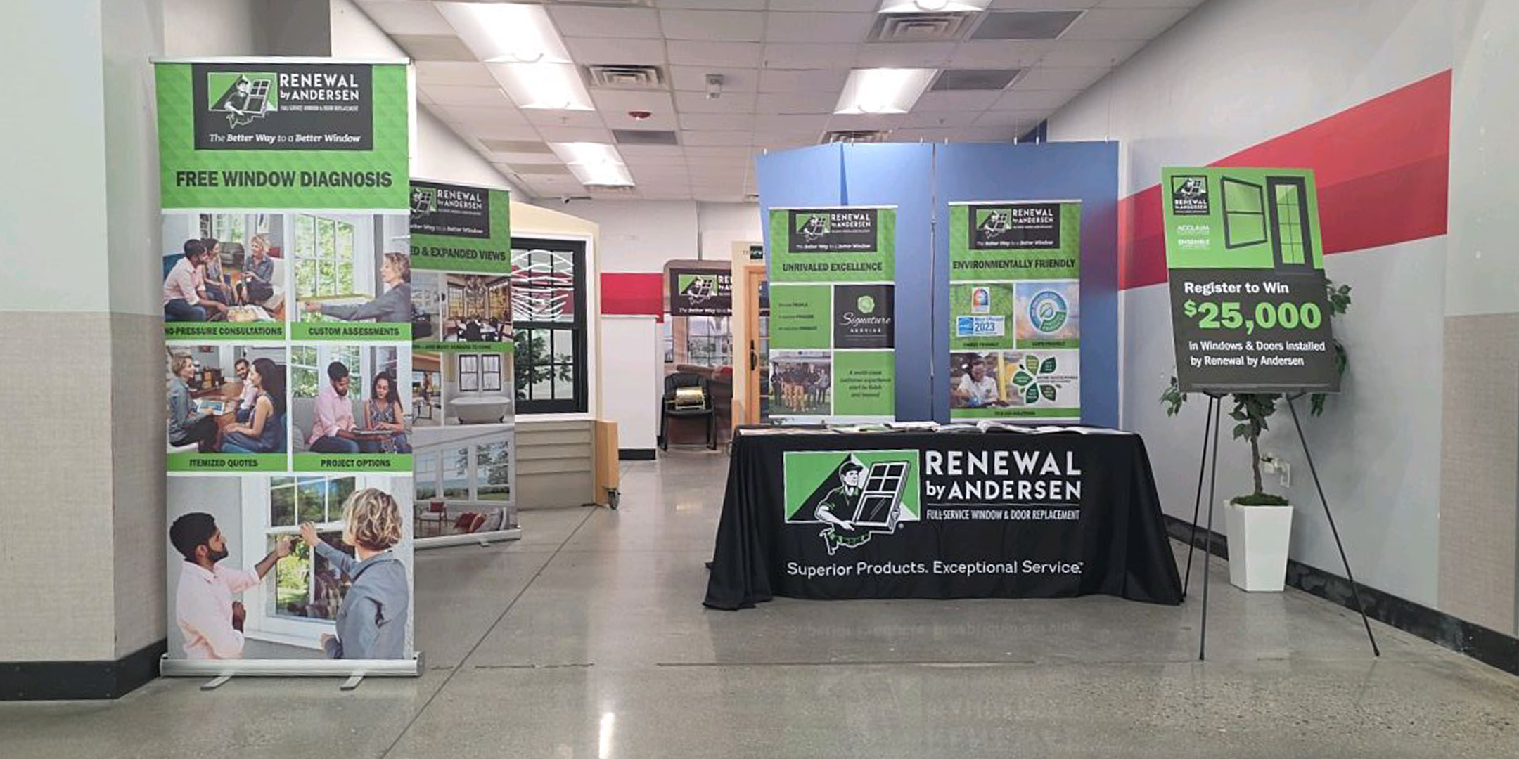Renewal by Andersen showroom at Walmart