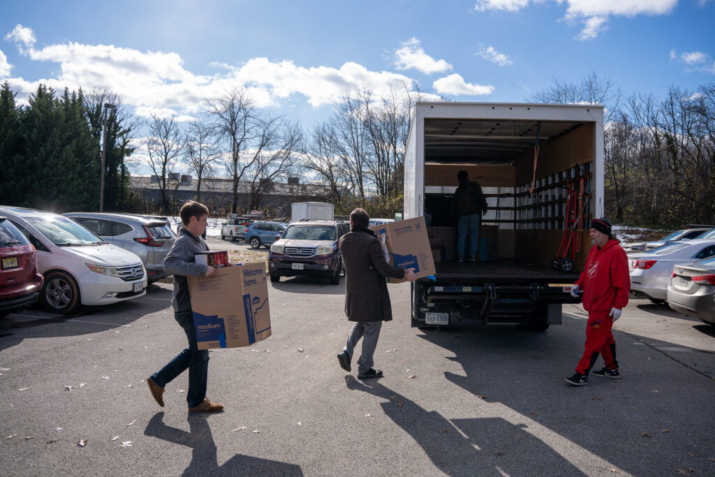Renewal by Andersen of Roanoke helping The Salvation Army Angel Tree program