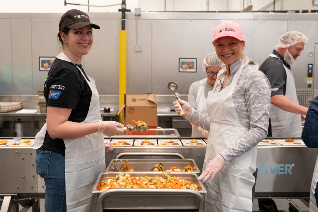 Renewal by Andersen volunteers at Feed More in Richmond, VA