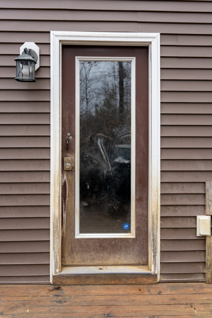 Original rooting back door. 