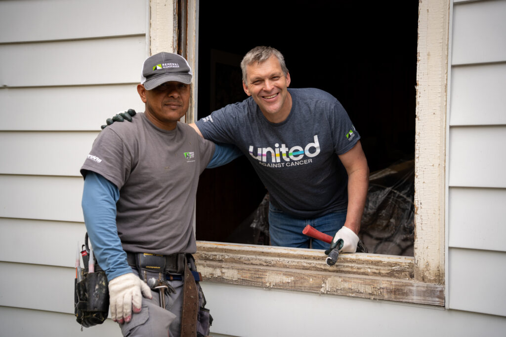 Renewal by Andersen installer with Sales Manager Carl