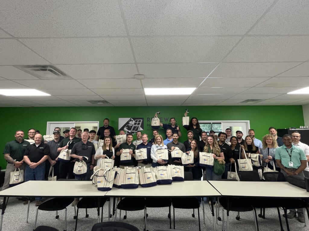 Renewal by Andersen of Central Virginia sales team members group photo