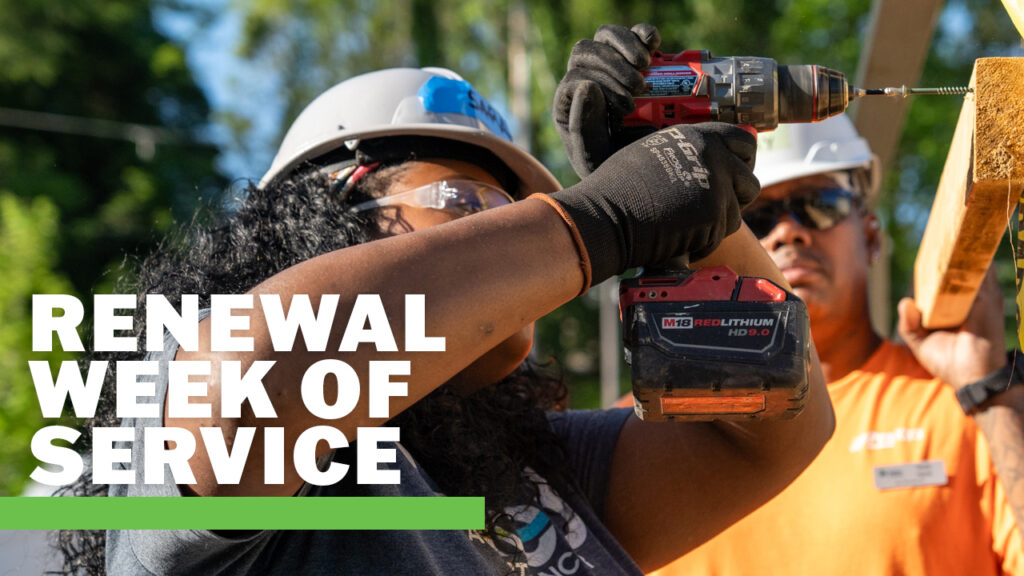 In Service Week Renewal Week of Service: Making a Difference Together - Renewal By Andersen