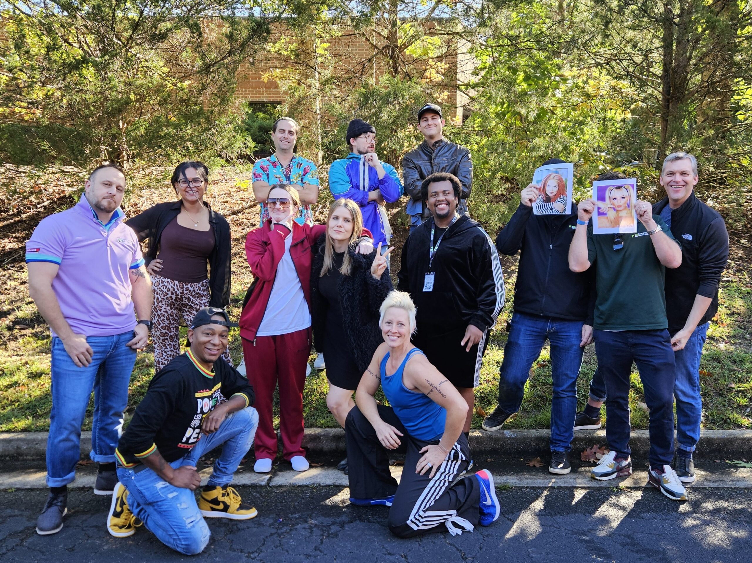 Renewal by Andersen sales team dressed as the 1990's for spirit week.