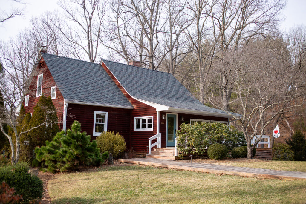 1930s Cape Code cottage in Roanoke, VA with a new replacement door from Renewal by Andersen of Roanoke