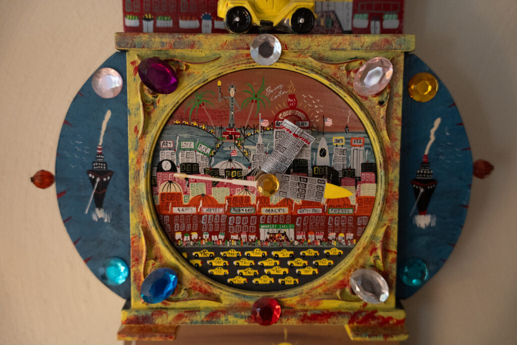 Artwork inside the home of Dorsey Taylor in Roanoke, VA
