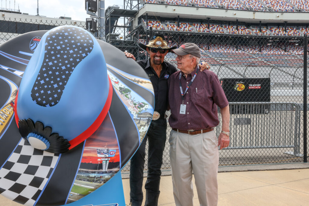 Richard Petty with Randy Hallman photo by PJ Sykes